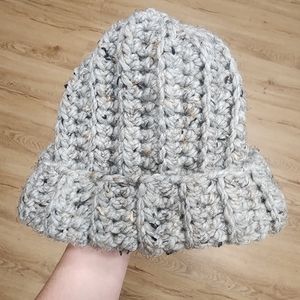 Womens Wool Hat Crochet Chunky Beanie